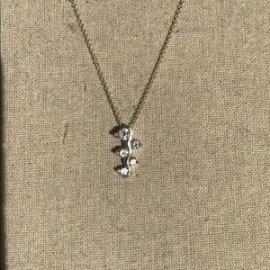 Sterling Silver & Cubic Zirconia Necklace